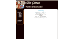 Desktop Screenshot of embutidosgomez.com